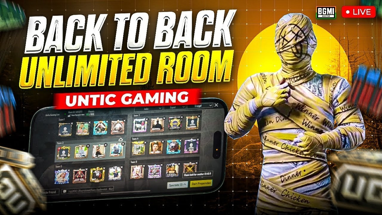 BGMI Live Custom Room | New 4.5 Update is here | Unlimited Custom Room | Uc and Rp Giveaway On 100k