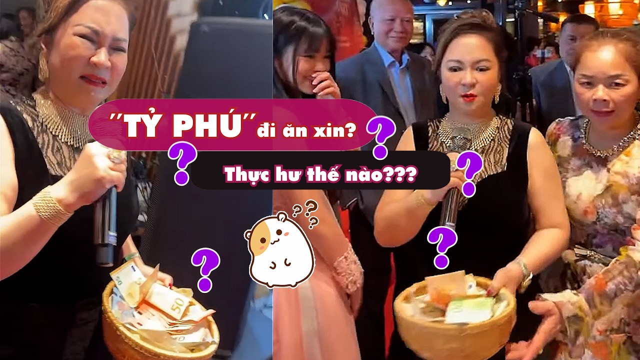 TỶ PHÚ ĐI ĂN XIN?Thực hư câu chuyện chị Hằng xin tiền cho ban nhạc 0 đồng giữ gìn văn hóa Việt.