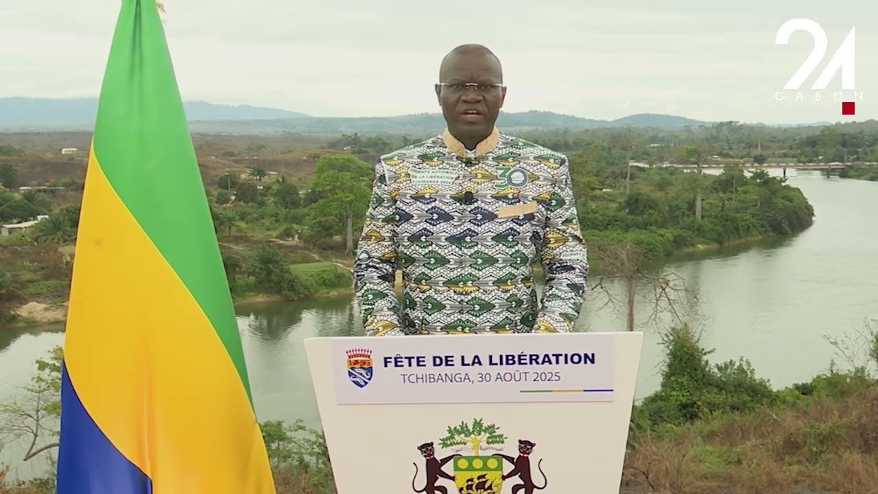 🇬🇦 𝐃𝐈𝐒𝐂𝐎𝐔𝐑𝐒 𝐀̀ 𝐋𝐀 𝐍𝐀𝐓𝐈𝐎𝐍 𝐃𝐔 𝐏𝐑𝐄́𝐒𝐈𝐃𝐄𝐍𝐓 𝐃𝐄 𝐋𝐀 𝐑𝐄́𝐏𝐔𝐁𝐋𝐈𝐐𝐔𝐄 : BRICE CLOTAIRE OLIGUI NGUEMA À TCHIBANGA