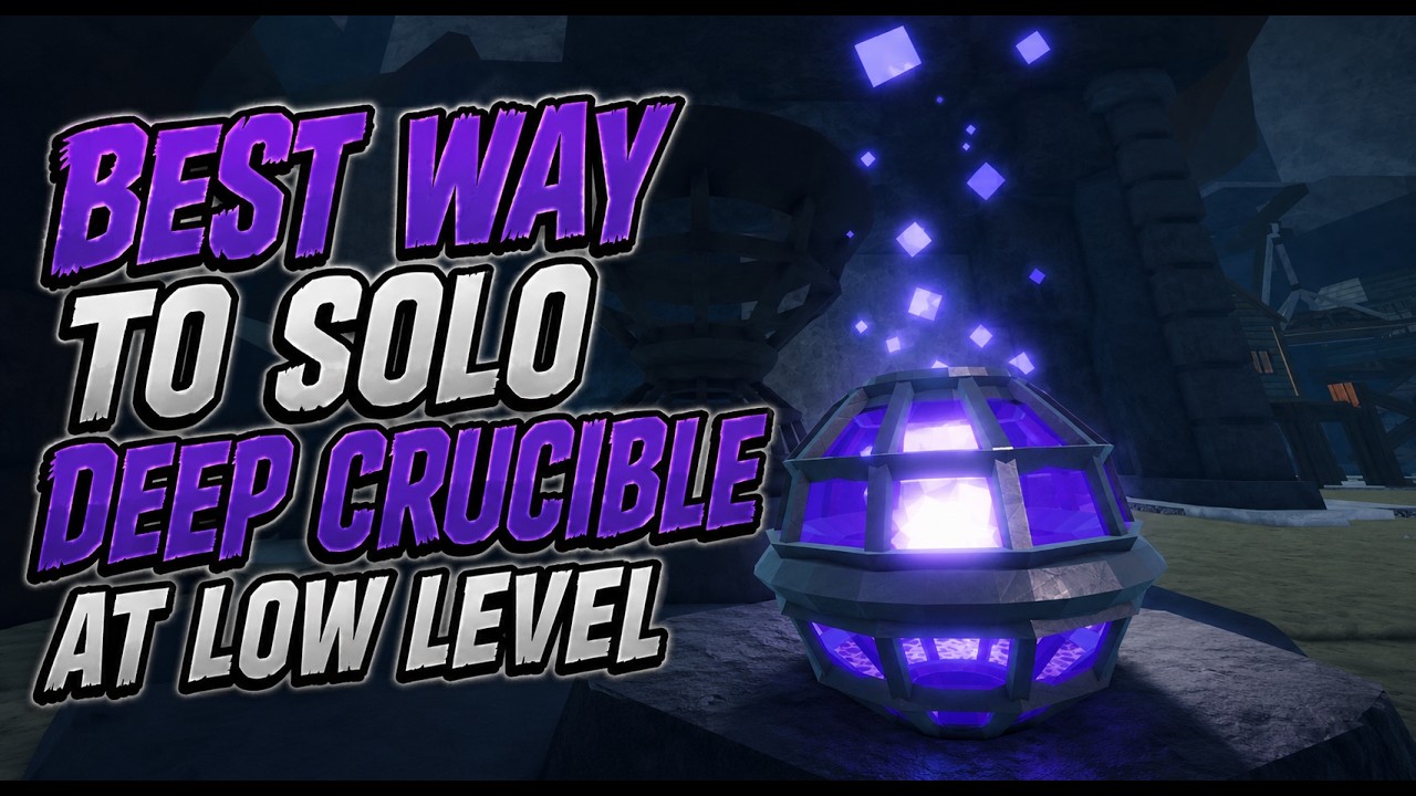 How to solo/cheese deep crucible explained in 3 minutes at ANY power level | Deepwoken