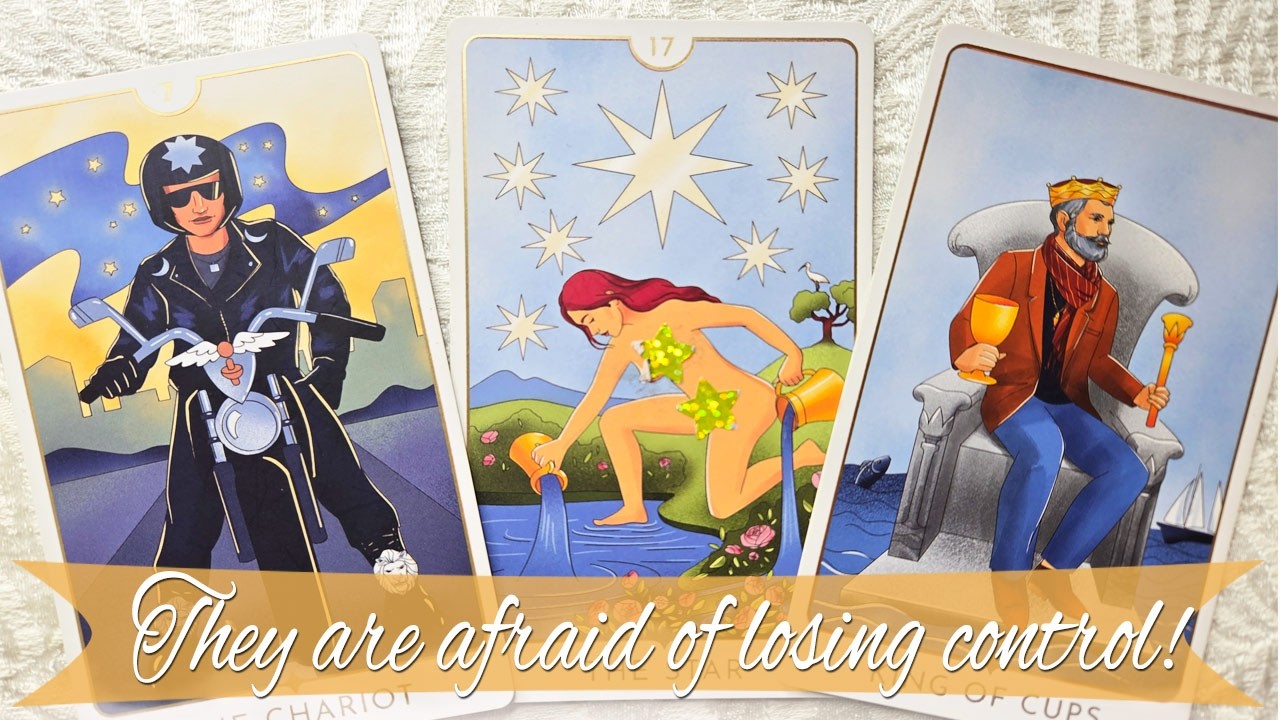 They don't want to share their feeling out of fear of losing control. Time to talk!