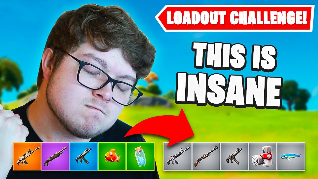 I tried the *CRAZIEST* Challenge in Fortnite & this happened... (Fortnite Loadout Challenge)