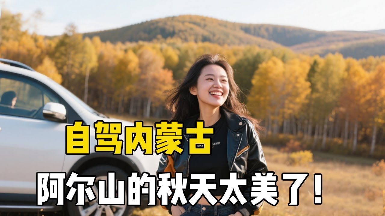 自驾内蒙古最后一天，阿尔山的秋天太美了，无人机飞到没电！【孙二娘带你游中国】