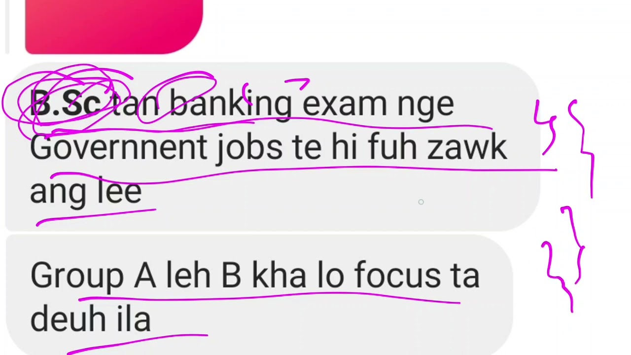 competitive exam chungchang a zawhna hrang hrang chhanna