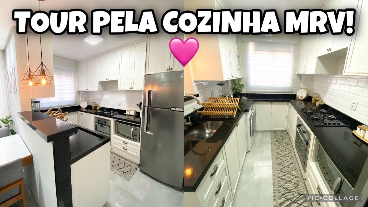 TOUR PELA COZINHA MRV + MOSTREI DENTRO DOS ARMÁRIOS | APÊ MRV 💓