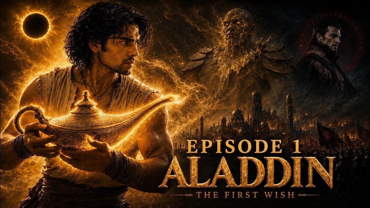 ALADDIN: THE FIRST WISH &mdash; EPISODE 1 | The Magic Lamp Awakened a Jinn | AI Fantasy | Full Movie | 4K