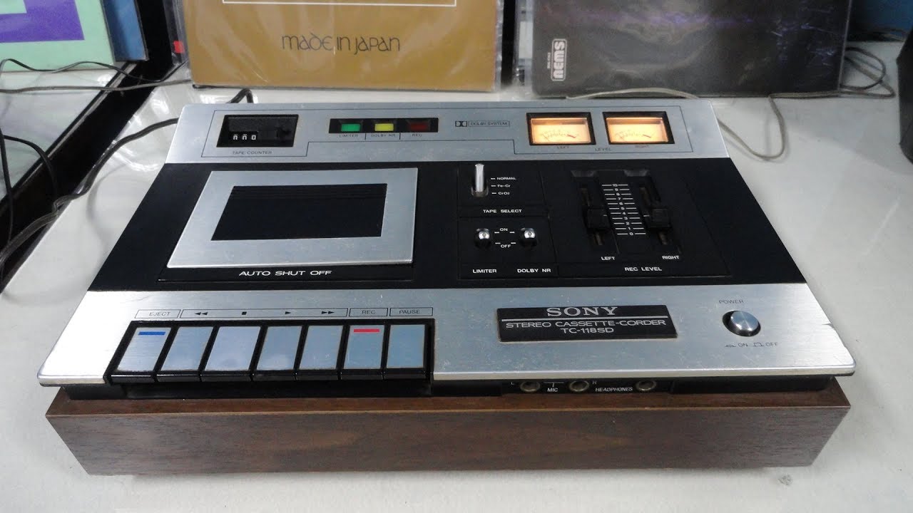O Rei do Som - Tape Deck sony TC-118SD