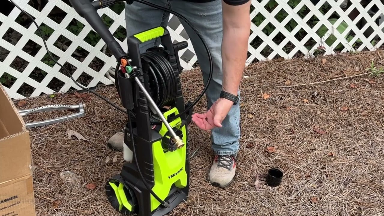 See How Powerful and Practical Yeryork Pressure Washer Is!#tools #pressurewasher #beforeafter