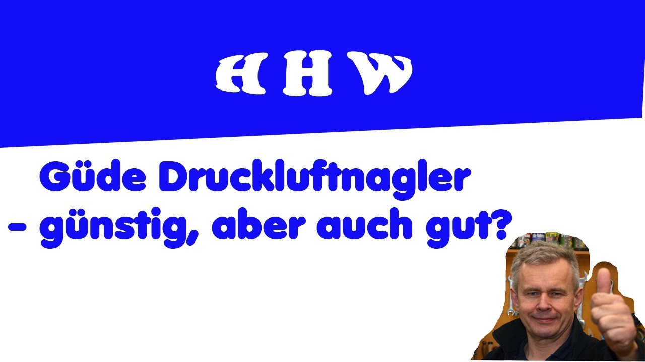 Güde Druckluftnagler / Tacker  Set 40220 Vorstellung