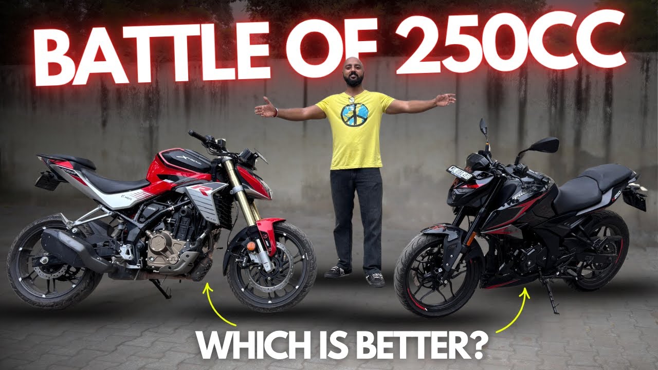 Hero Xtreme 250R VS Bajaj Pulsar N250 - कौन-सी है बेहतर 250cc?