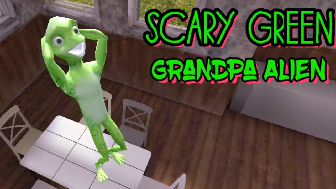 Scary Green Grandpa Alien Full Gameplay