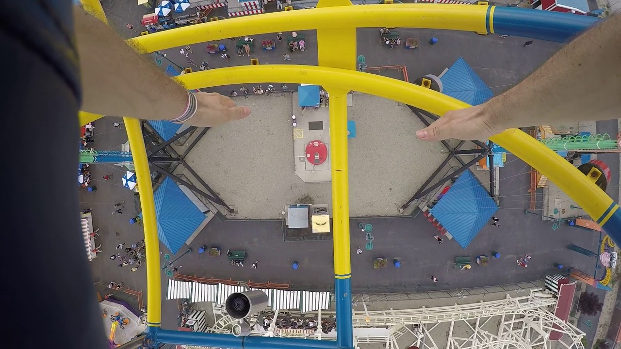Coney Island Slingshot Ride - GoPro Cam, 8/25/17