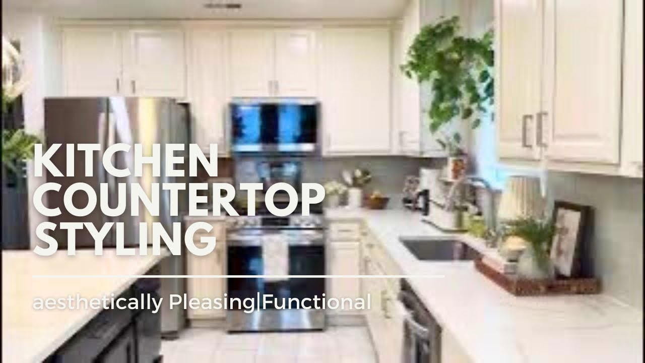 Kitchen Decorating Ideas|Kitchen Countertop Styling|Decorate with Me