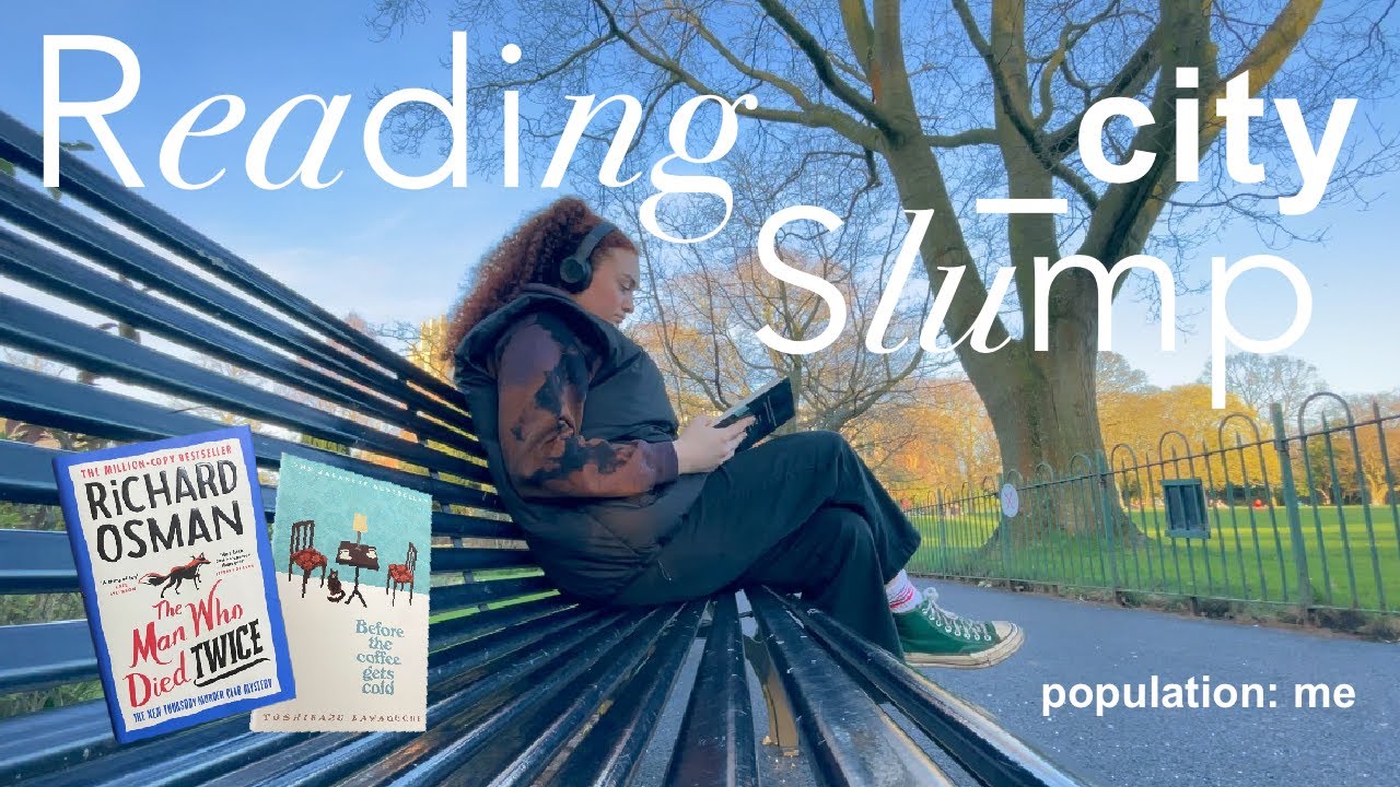 getting out of a reading slump 📚 a chill vlog + book haul
