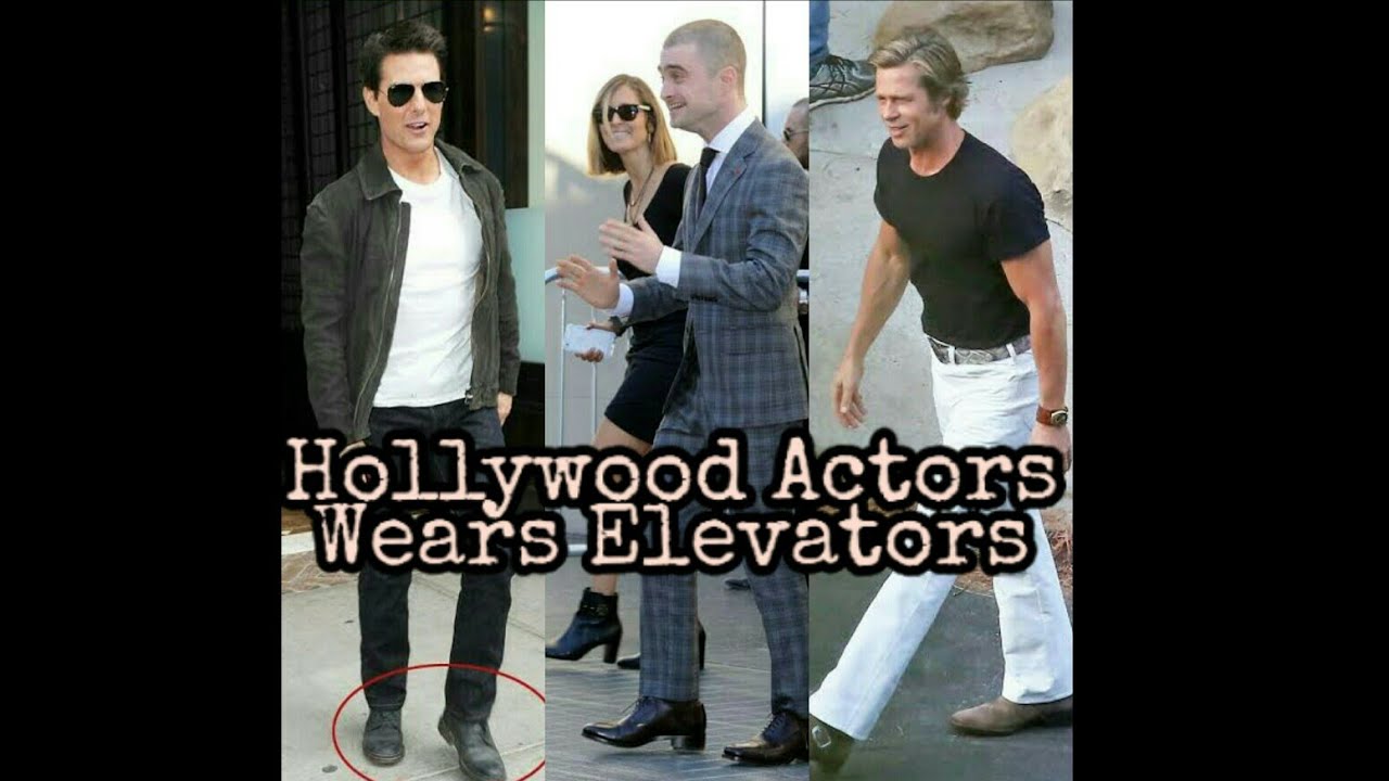 8 Hollywood Actors who wears Lifts (Elevator Shoes)!