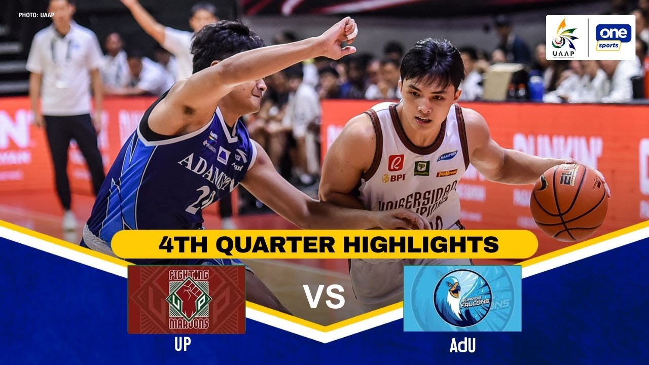 UP vs AdU | 4TH QUARTER HIGHLIGHTS | UAAP SEASON 88 MEN&rsquo;S BASKETBALL ROUND 2 | NOV. 16, 2025