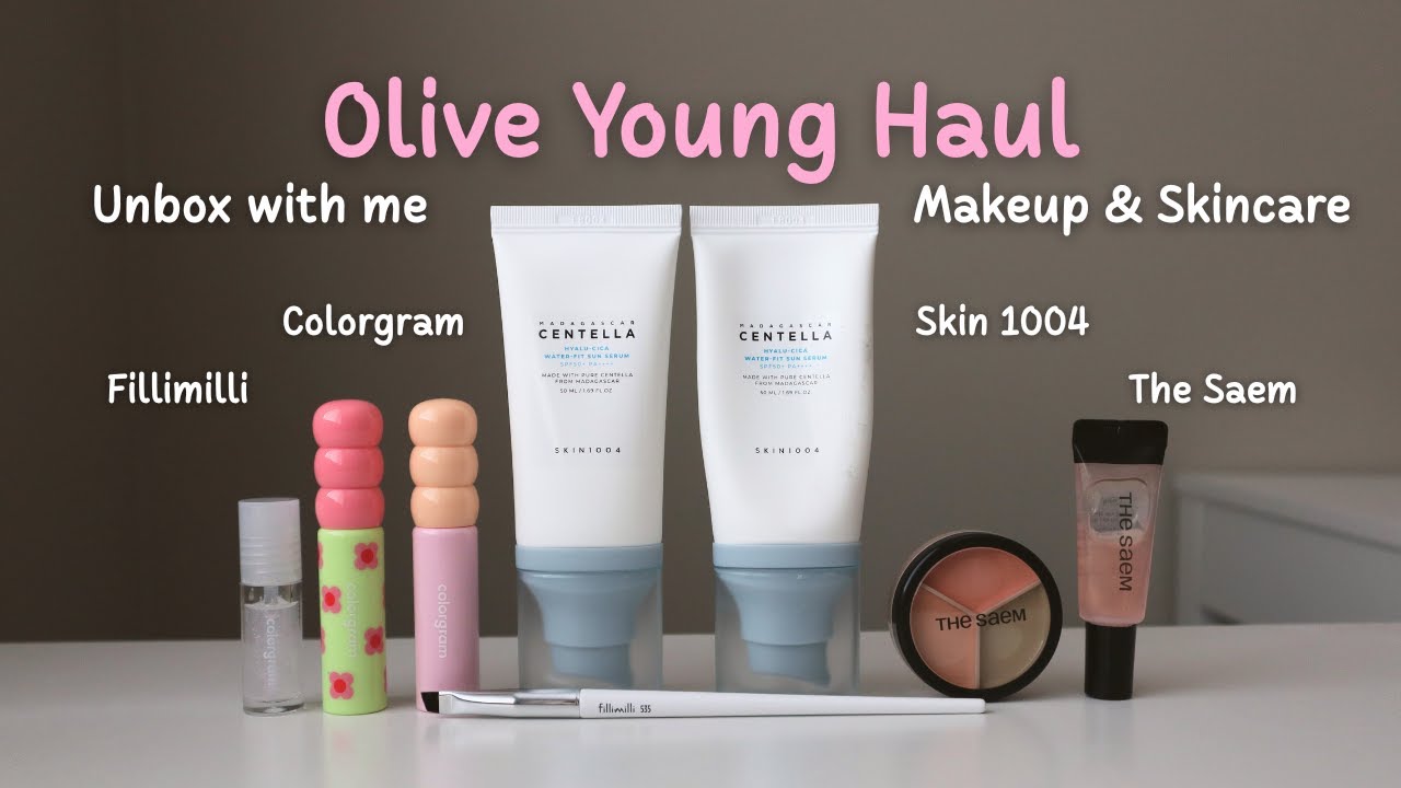 Olive Young K-Beauty Haul Unboxing | Colorgram, Skin 1004, The Saem, and Fillimilli