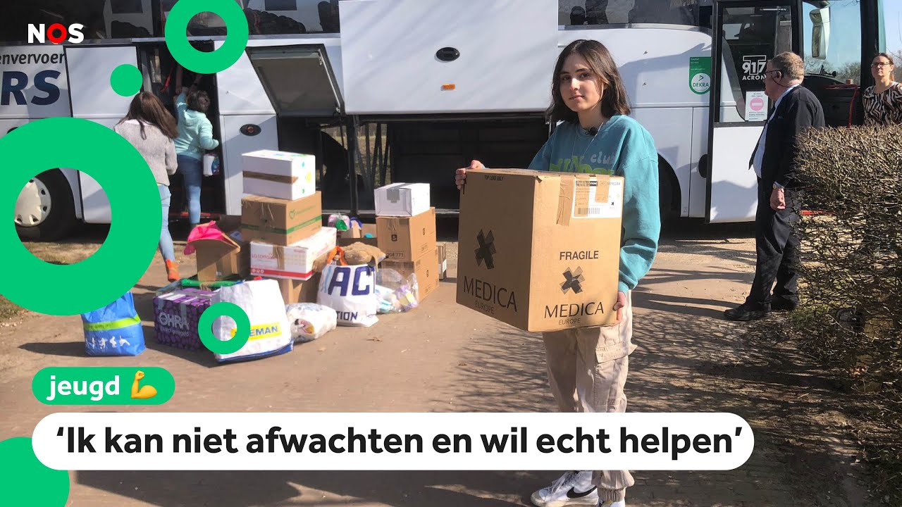 Julia (14) gaat Oekraïense vluchtelingen ophalen