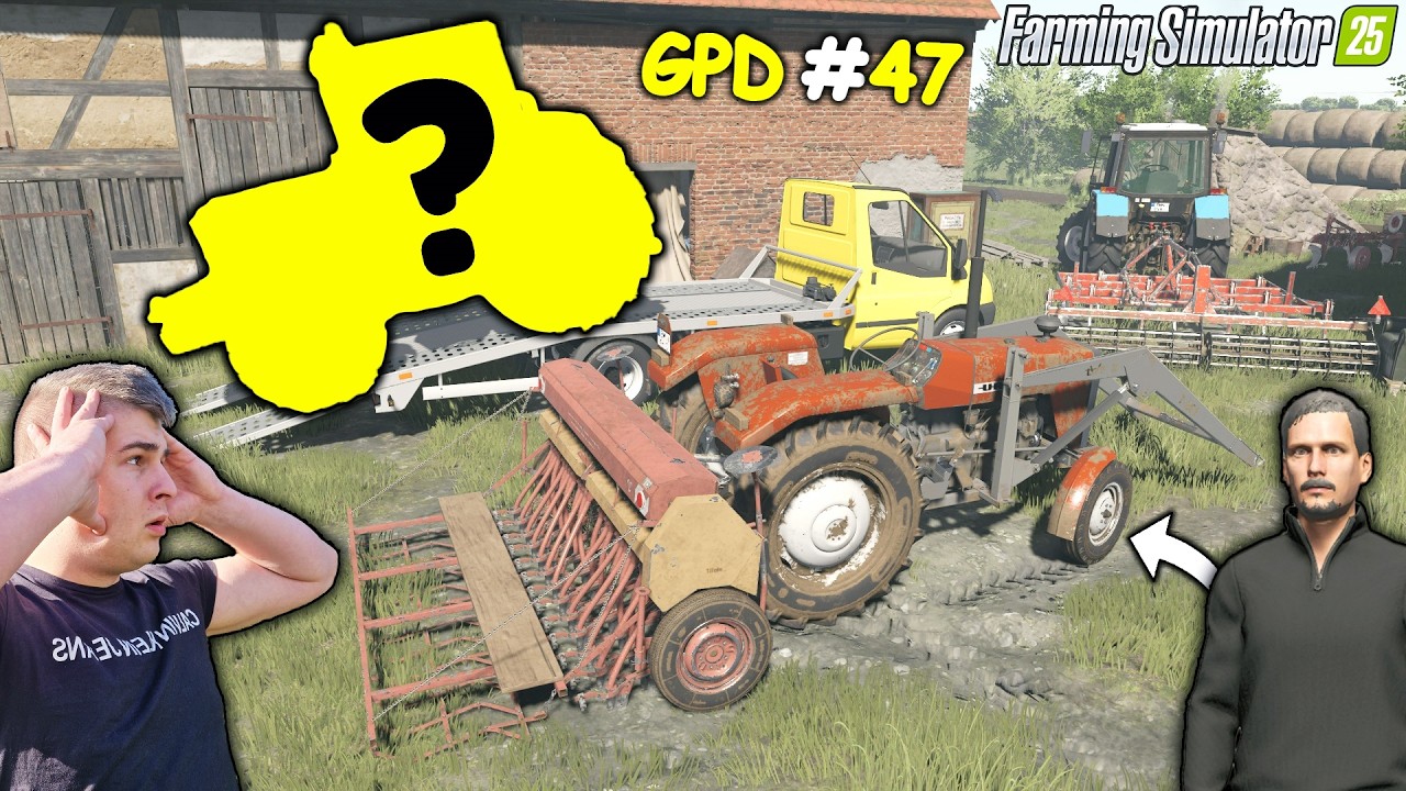 NOWY CIĄGNIK DOTARŁ NA GOSPODARSTWO😱 MÓJ PLAN JEST GEDNIALNY😍 UPRAWA U SĄSIADA😀 ➡️GPD FS 25 4️⃣7️⃣