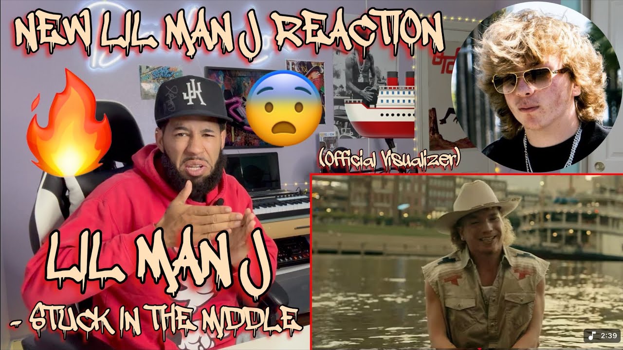 LIL MAN J CAN DO ANY GENRE!!! | Lil Man J - Stuck In The Middle (Official Visualizer) [REACTION!!!]