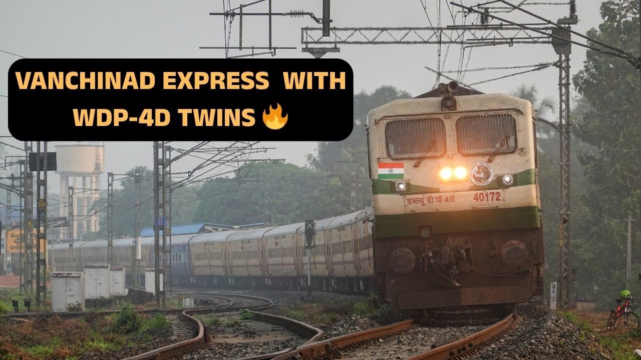 Diesel Twins on Vanchinad Express! 🔥 | 16303 + 16791 Palaruvi Express | Chengannur | Feb 2021