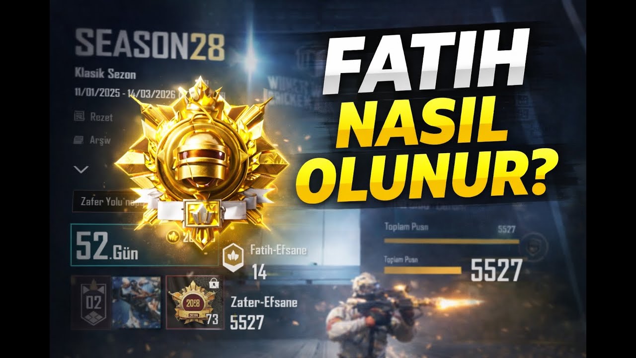 Fatih Nasıl Olunur Rank Kasma Taktikleri !