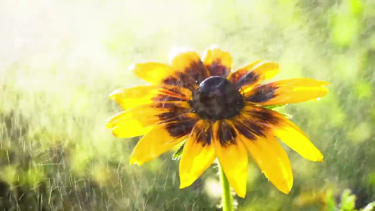 Flower Drench by Rain/Cadlma #rain #rainsounds #rainyday #flowers #flower #flowergarden #relax