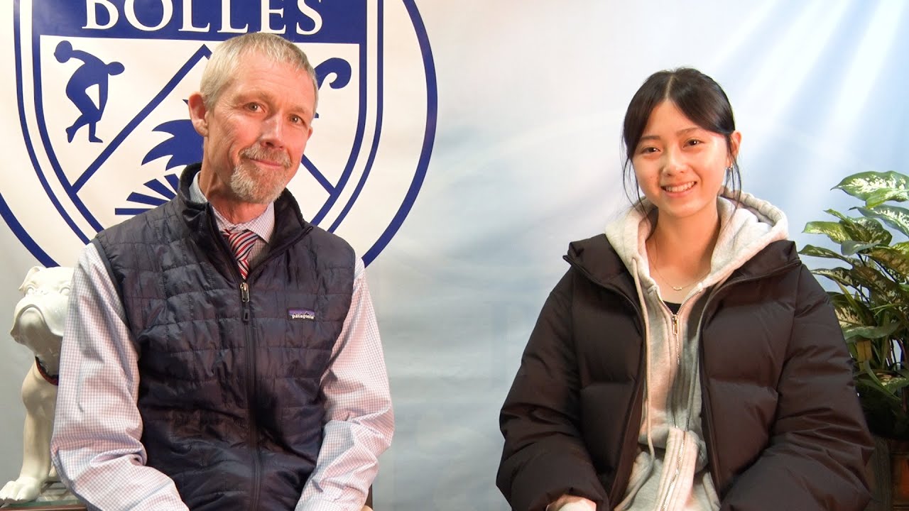 Tyler Hodges with Vichy Chen '27