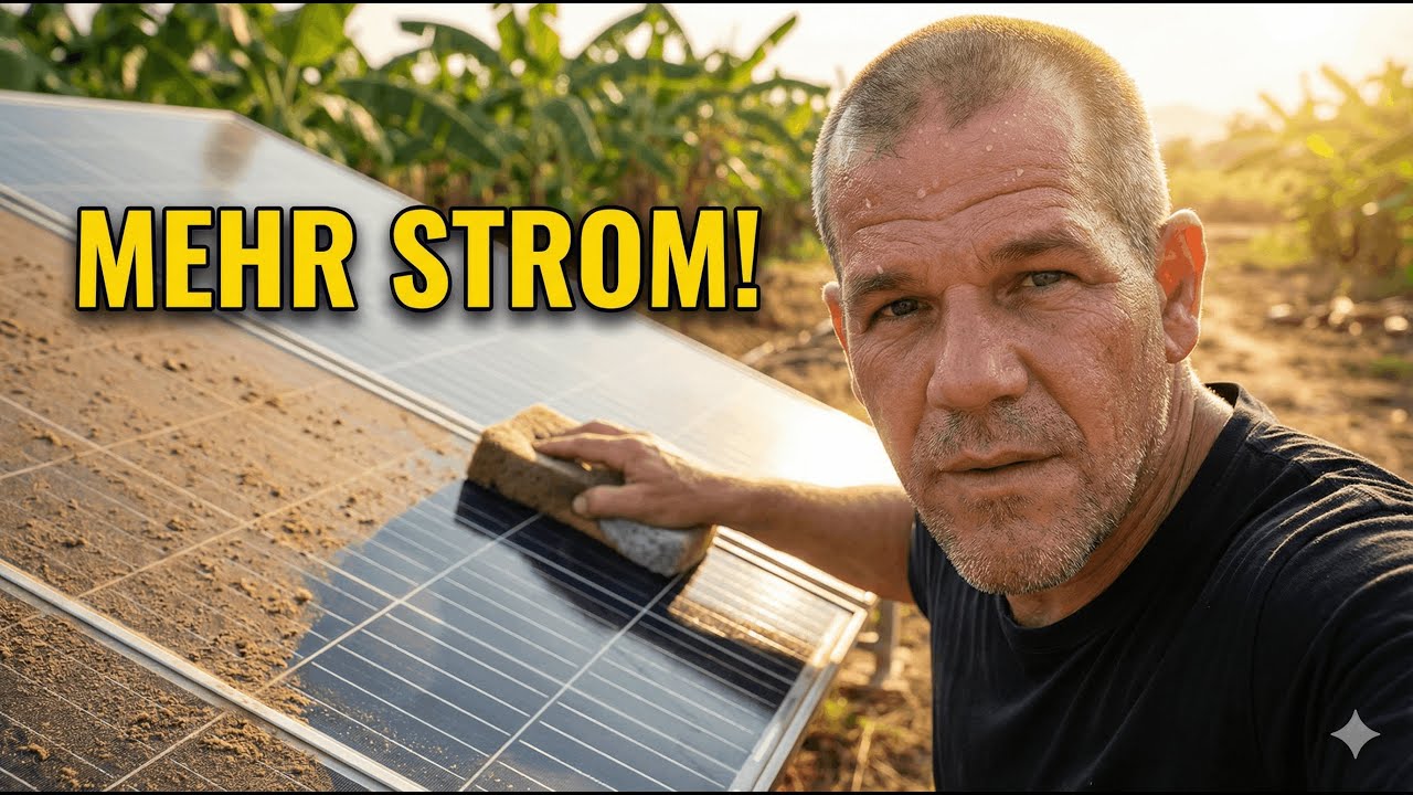 Solaranlage auf der Farm: Aufbau, Materialtransport & mehr Ertrag durch saubere Panels 🌞🔧