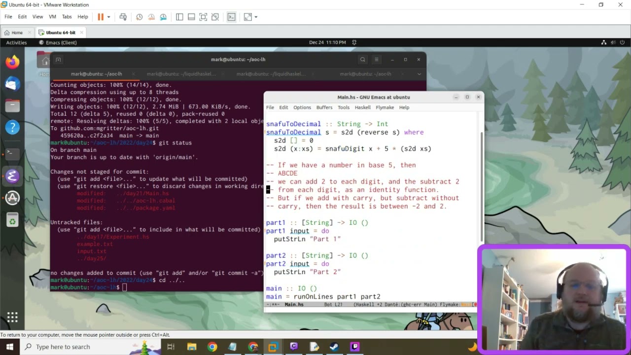 Advent of Code 2022 in Liquid Haskell, day 25