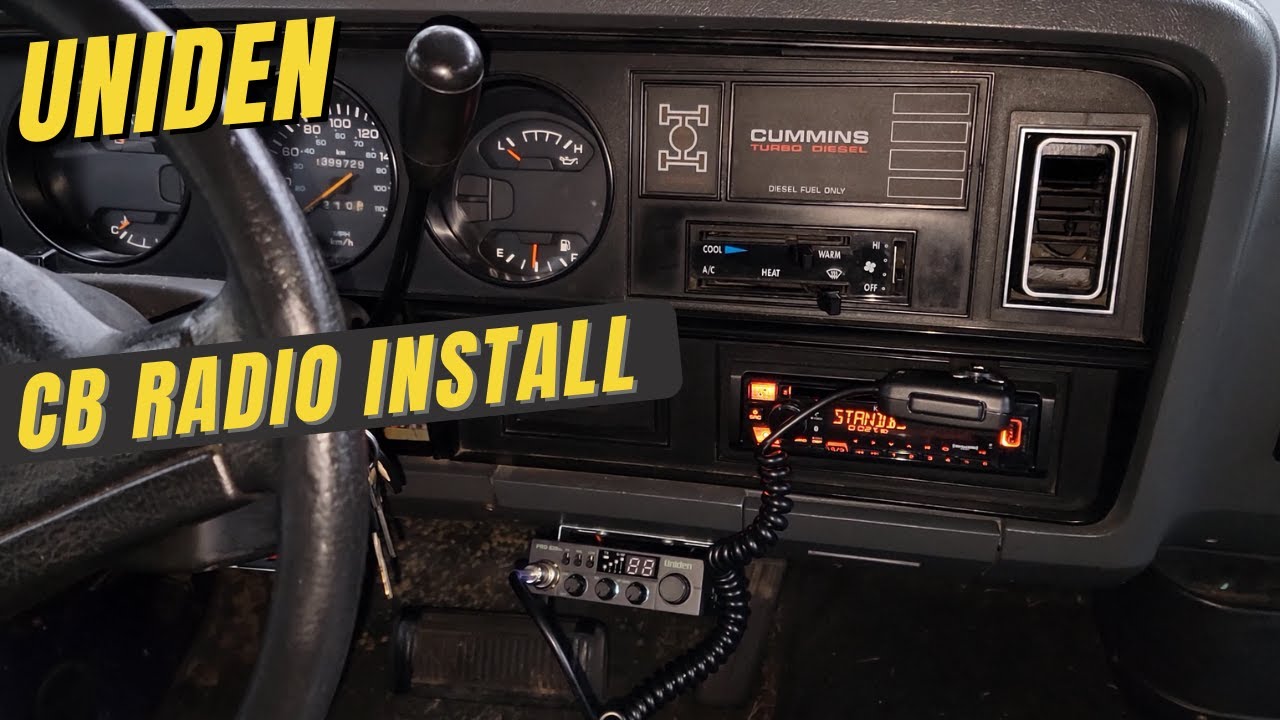 CB Radio Install | 1st Gen Cummins