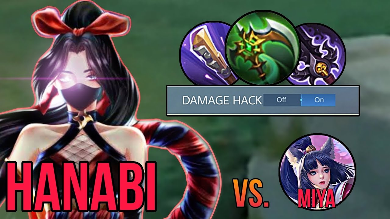 WTF! HANABI BEST DAMAGE HACK BUILD 2026!? HANABI VS. MIYA! WHO WILL WIN? - MLBB