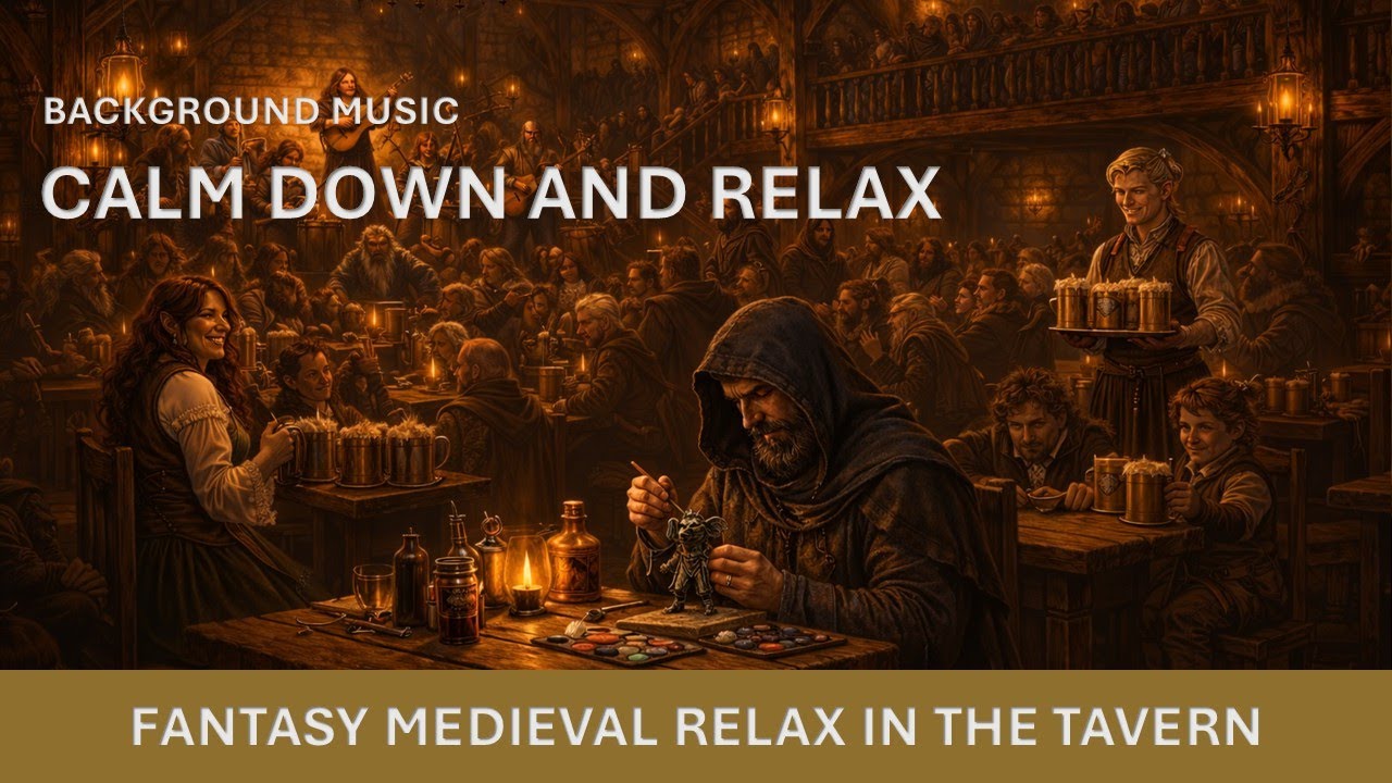Calm down and relax | Fantasy Medieval Tavern Chill Music Part 10
