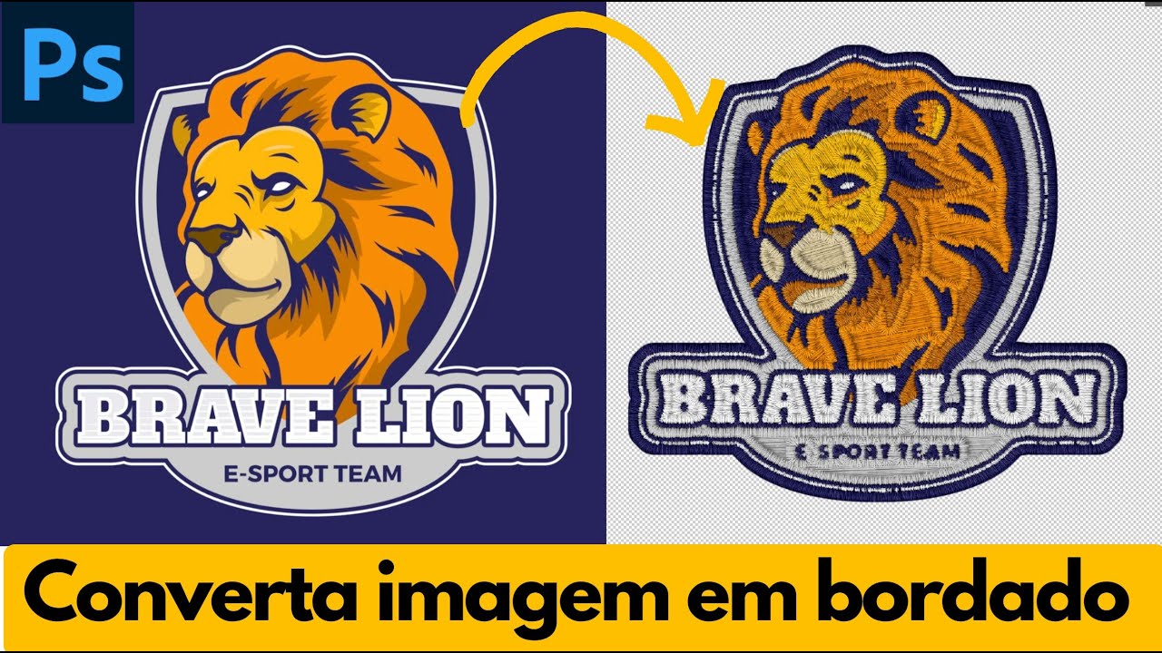 Transforme Imagens em Bordados com Filtros Paramétricos - Tutorial Completo no Photoshop