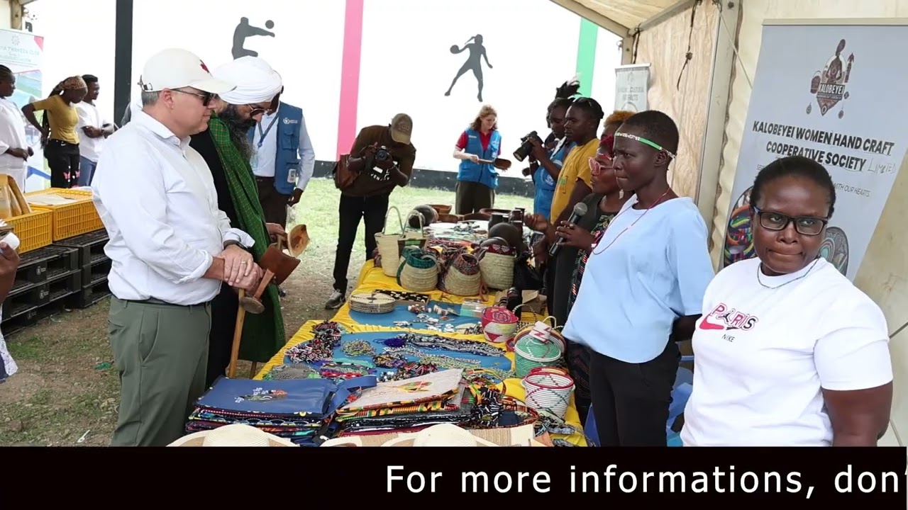 Canadian Secretary of State Visits Kalobeyei to Observe UNHCR Activities