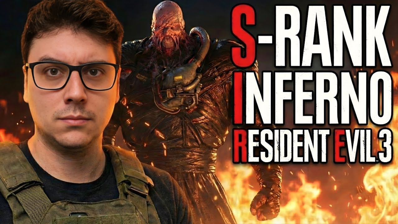 MODO INFERNAL RANK S: A Hora da Verdade! - Finalizando a Platina de RE3 Remake