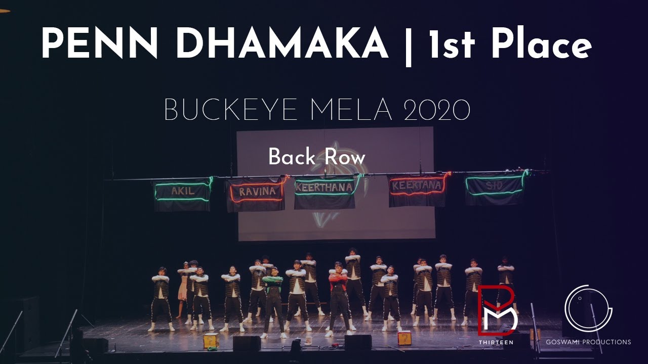 Penn Dhamaka - 1st Place | Buckeye Mela XIII | Official Back Row Video