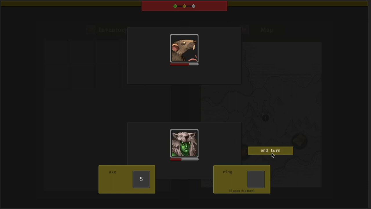 a simple dicey dungeons-like dungeon crawler