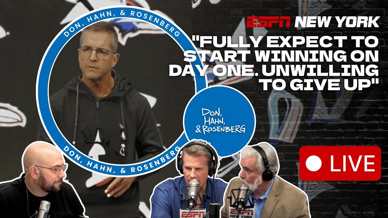 Harbaugh Introduced, Knicks Panic - Don, Hahn, & Rosenberg - 1/20/26