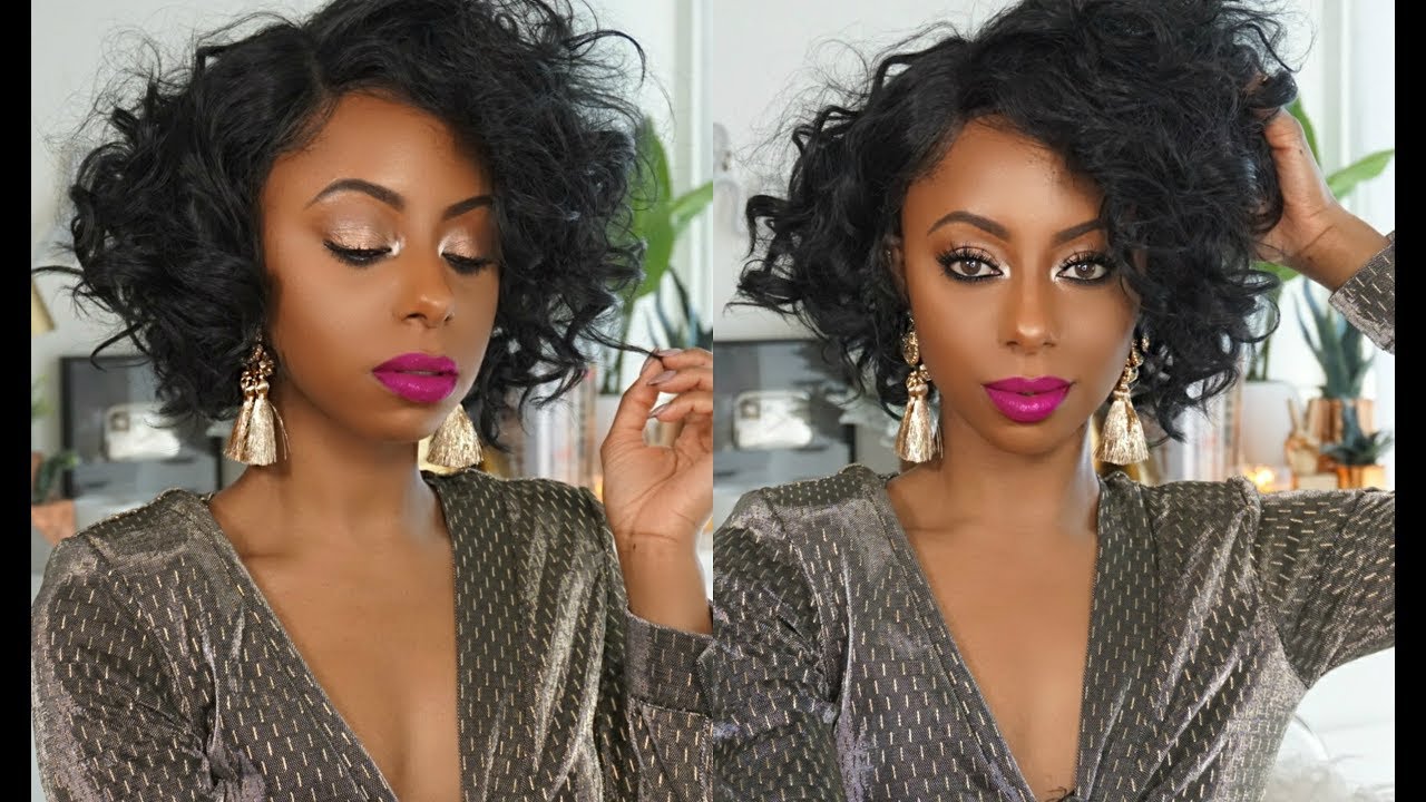 the BEST curly bob wig!! LESS THAN $30! Wig factory LD-joy| Jessica Pettway
