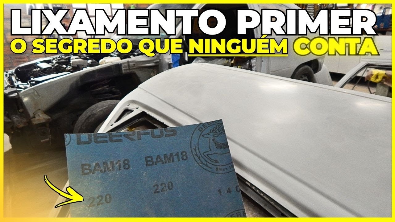 COMO LIXAR PRIMER PU - QUAL LIXA USAR? [Dica de Terça]