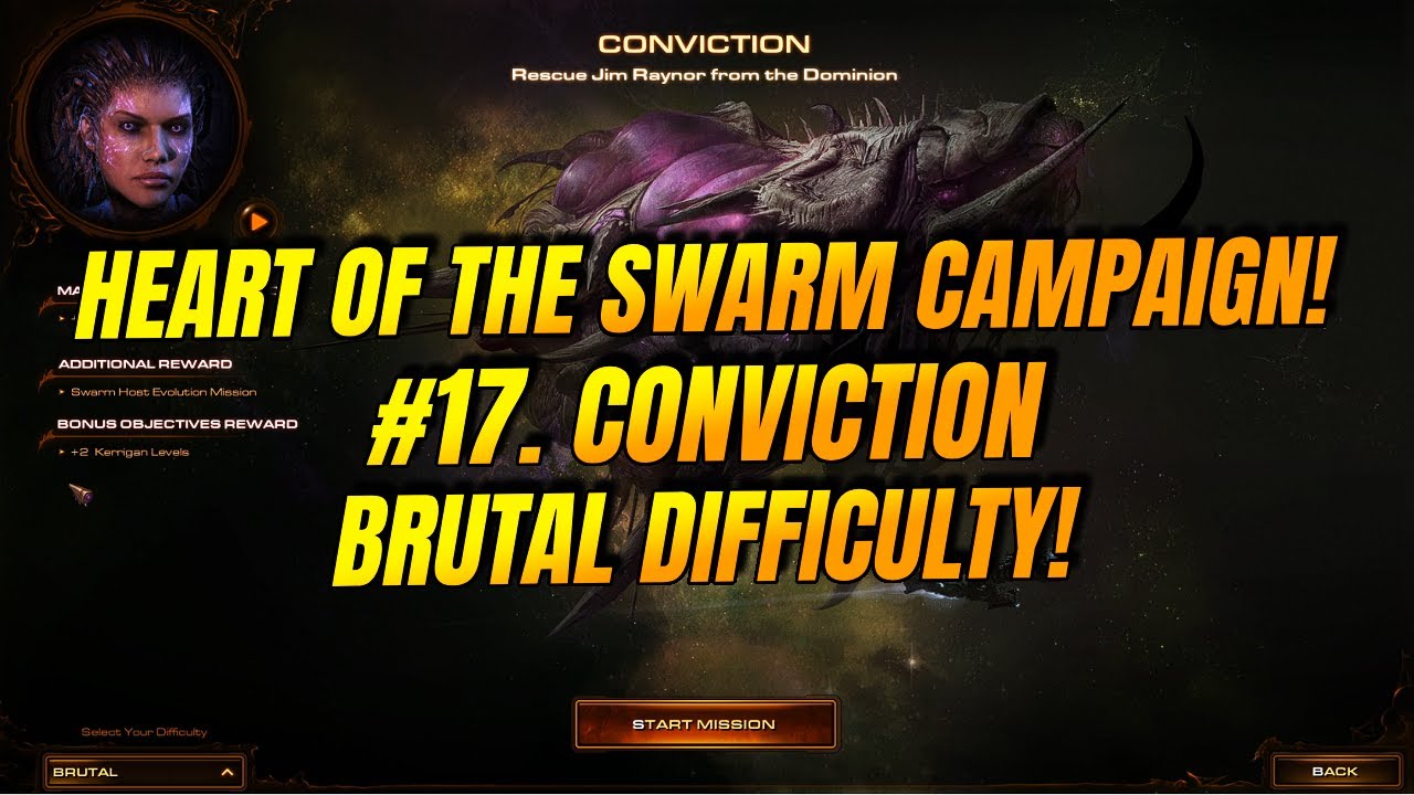 #17. With Friends Like These... | BRUTAL | All Bonus Objectives | Starcraft 2: Heart of the Swarm!
