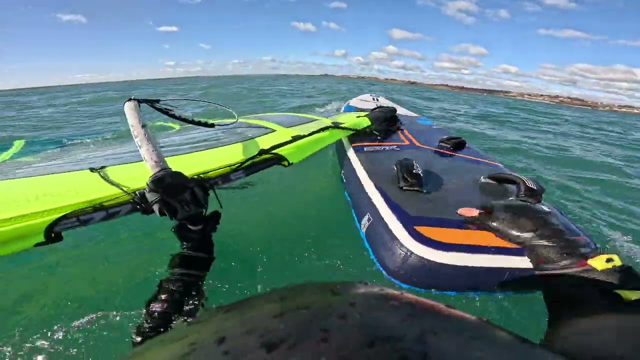 Lightwind Session STX280 Inflatable Board and 9.5m Ezzy Cheetah #windsurfing #ezzy #stx #portland