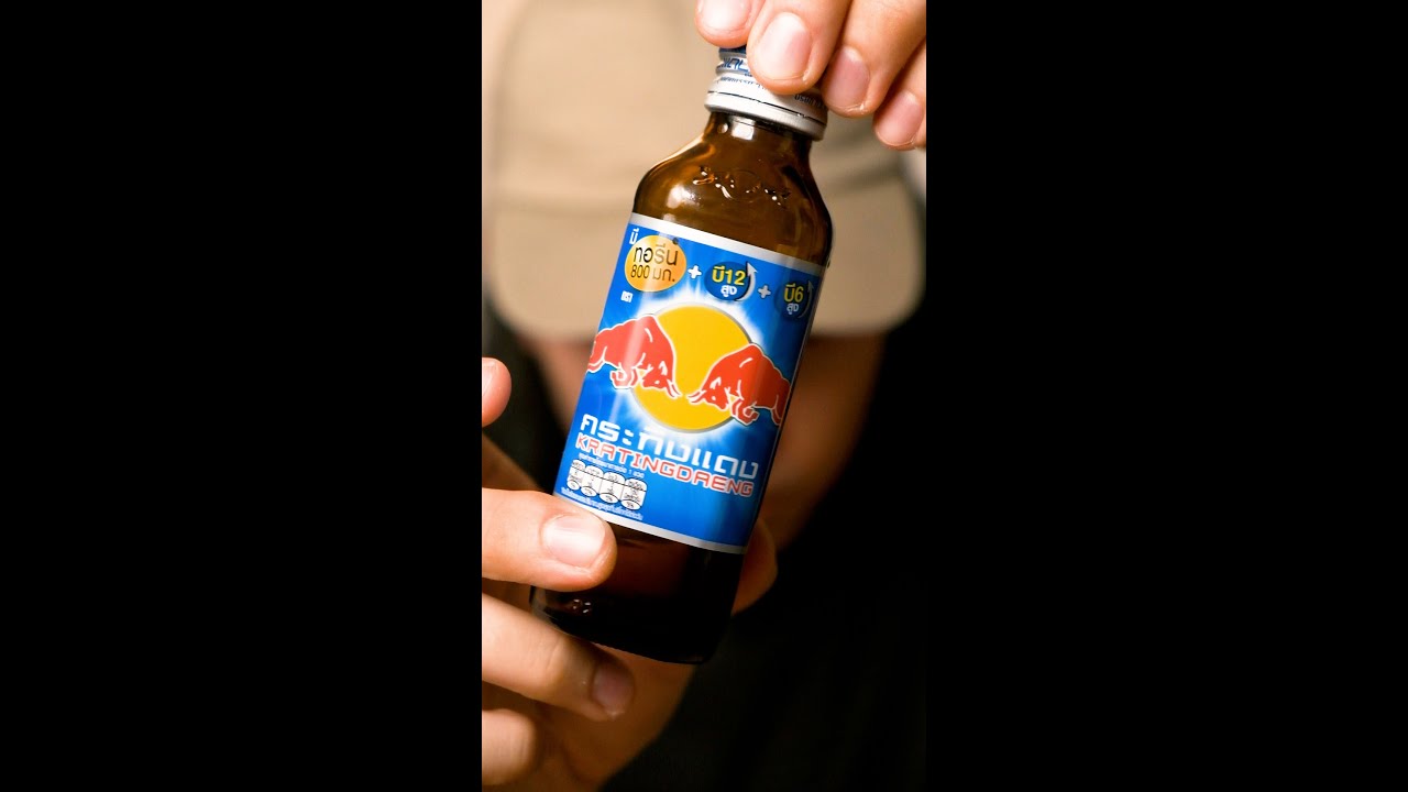 Trying Original RedBull from Thailand