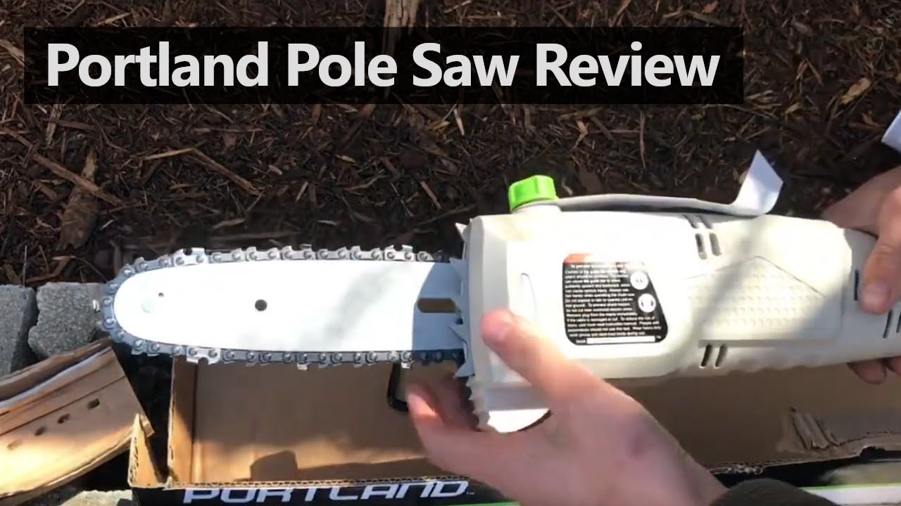 Harbor Freight 9.5” Portland Pole Saw - Unboxing - First Cuts