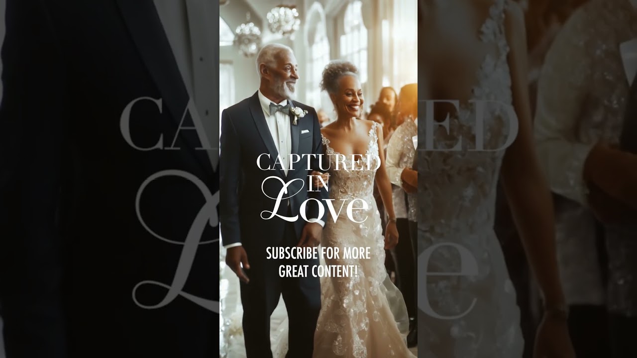 Older Couple getting Married | Ai Video #love #newlyweds #goldenyears #ai