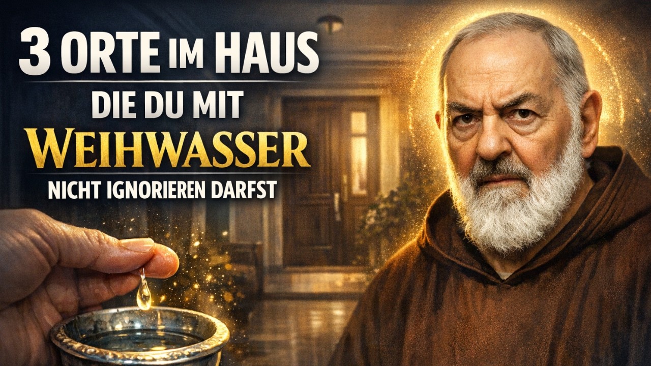 Pater Pio warnte Diese 3 Orte im Haus solltest du niemals mit Weihwasser ignorieren
