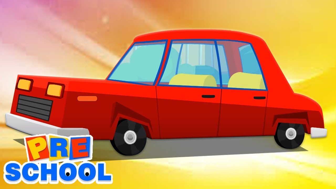 La macchina rossa di papà | Video educativi | Poesie per bambini | Filastrocche in italiano