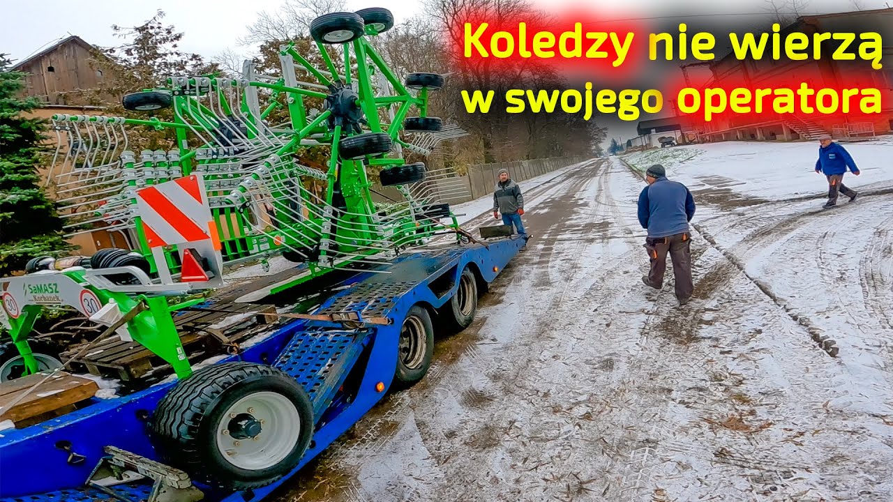 Piciu w Granowie 👉 Koledzy przestrzegają go przed ich operatorem! Zgrabiarka Samasz [Korbanek]