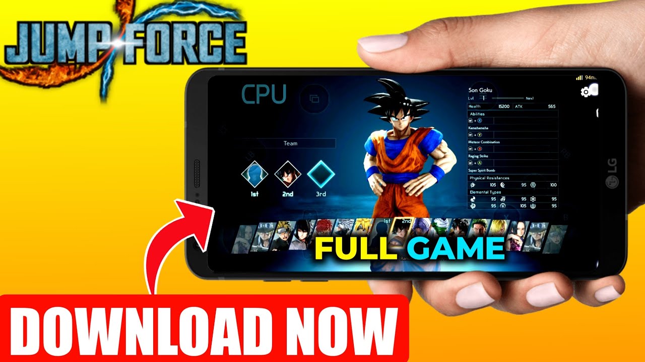 Как скачать и играть в Jump Force на Android (100% работает)